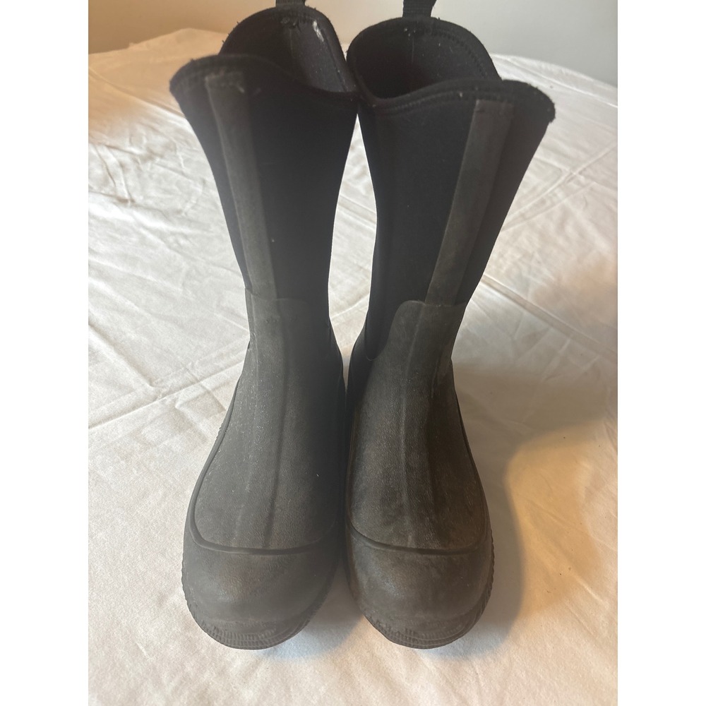 Muck Boot Company Hale Rain Boots Kids Size 2 Black Excellent Waterproof Rubber